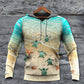 Turtle We Love The Ocean Art - 3D Hoodie
