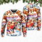 Dog Snowman Christmas Tree Merry – Sweater - Ugly Christmas Sweater