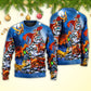 Christmas Dragon Family Love Light Art – Sweater - Ugly Christmas Sweater