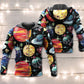 Planet Black Cosmic Art Style - Hoodie