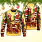 Christmas Santa Story Happy Xmas Art – Sweater - Ugly Christmas Sweater