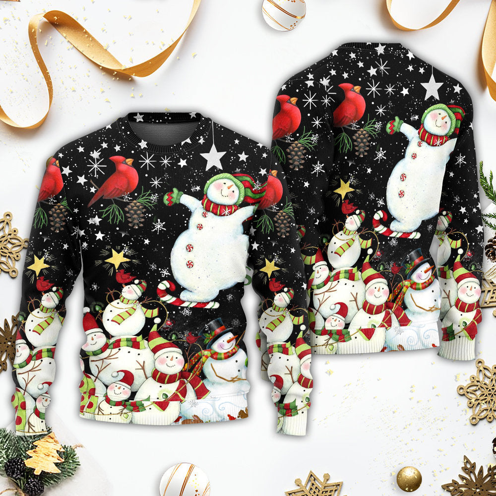 Christmas Snowman Winter Wonderland – Sweater - Ugly Christmas Sweater