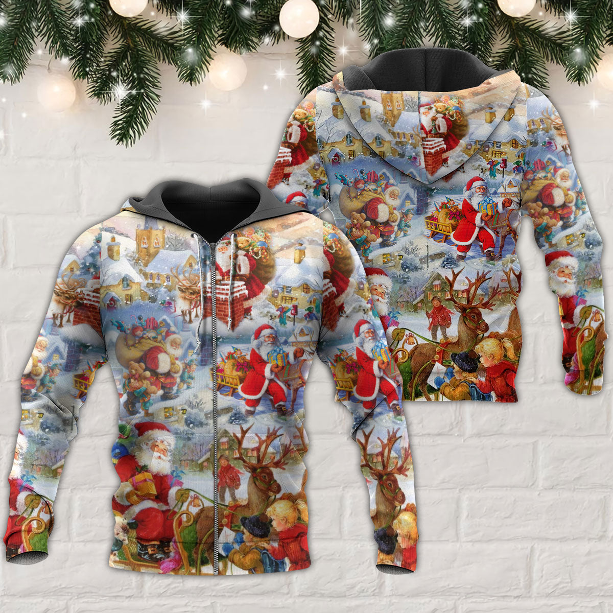 Holly Jolly Merry Christmas - 3D Hoodie