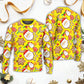 Christmas Santa Snowman Gingerbread Sweets – Sweater - Ugly Christmas Sweater