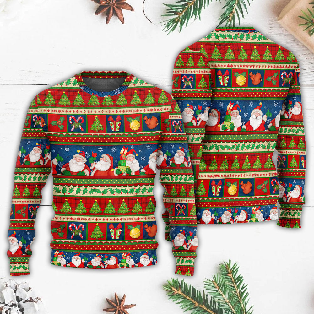 Christmas Santa Claus Happy Xmas – Sweater - Ugly Christmas Sweater