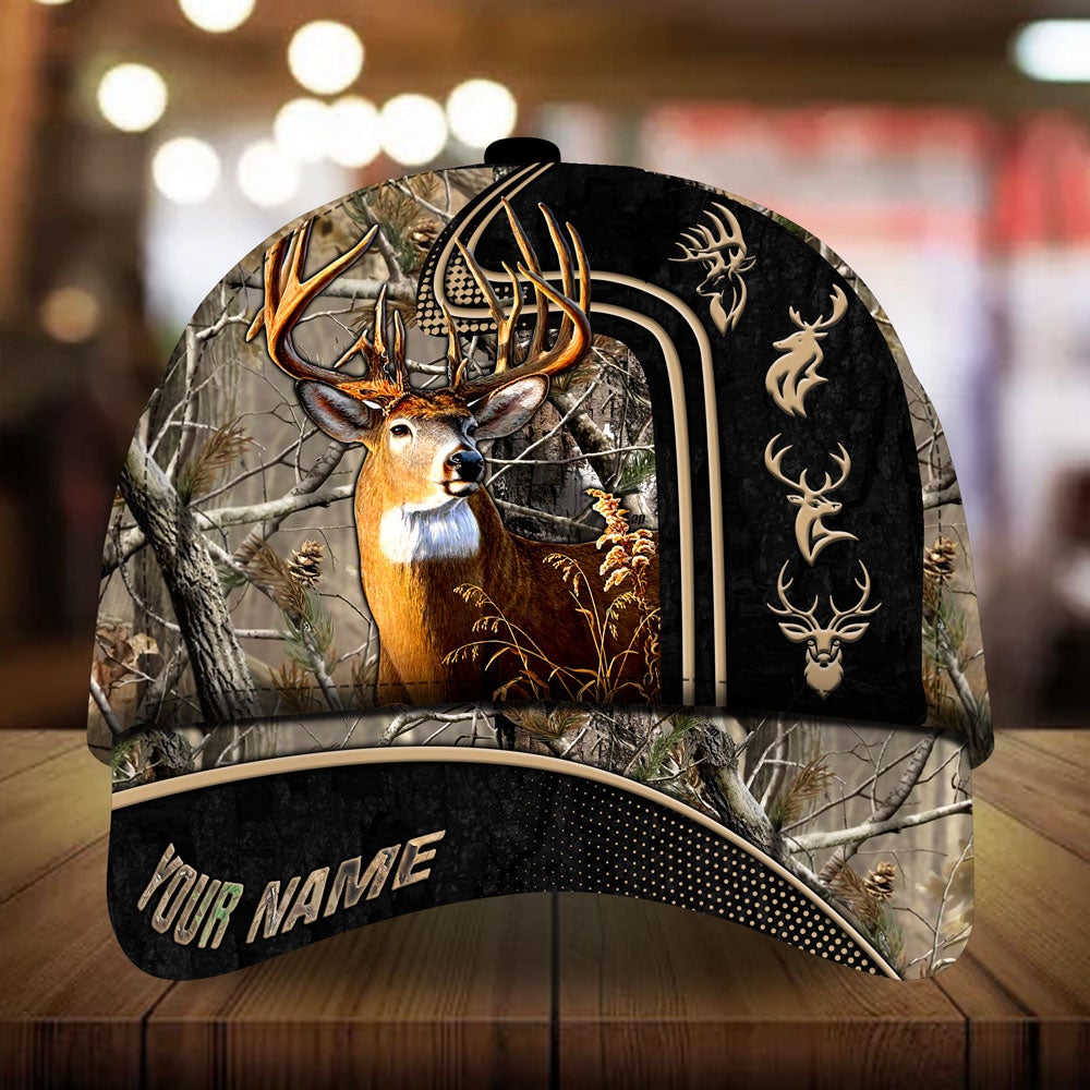 Beautiful Deer Hunting Camo Personalized – Classic Cap
