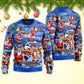 Christmas Santa Drunk Beer Troll Cheerful Holiday Art – Sweater - Ugly Christmas Sweater
