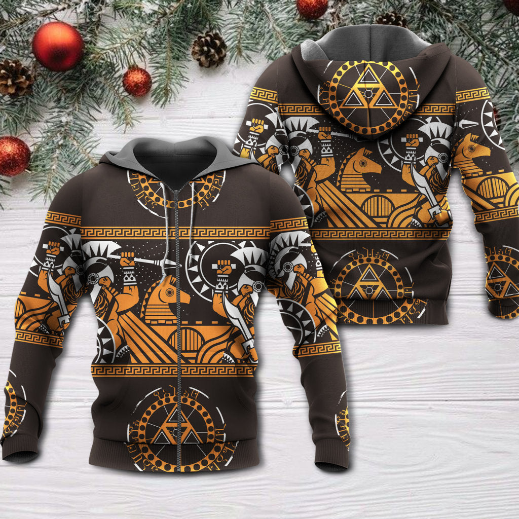 Spartan Warrior Strong Spirit Style - 3D Hoodie