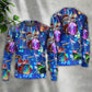 Drum Is My Life Neon Light Style – Sweater - Ugly Christmas Sweater