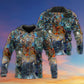 Colorful Glass Style Cat Lover Art – 3D Hoodie