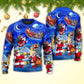 Christmas Santa In Town Magic Night – Sweater - Ugly Christmas Sweater