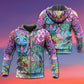 Hippie Cat Wonderful World Art – 3D Hoodie