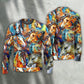 Colorful Horse Face Cool Art – Sweater - Ugly Christmas Sweater