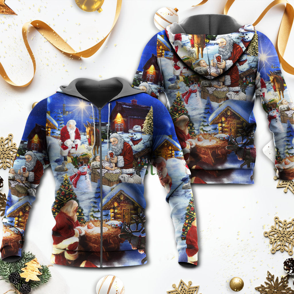 Christmas Faith Inspired Gift Message - Hoodie