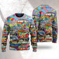 Hippie Van Colorful Peace Art – Sweater - Ugly Christmas Sweater