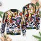 Christmas Cat Love Xmas Art Style – Sweater - Ugly Christmas Sweater