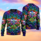 Hippie Colorful Dragonfly Mandala Art – Sweater - Ugly Christmas Sweater
