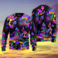 Hippie Mushroom Life Lover Art – Sweater - Ugly Christmas Sweater