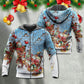 Christmas Gnome Playing Winter Holiday - Hoodie