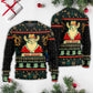Christmas Cowboy Santa Old West – Sweater - Ugly Christmas Sweater