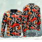 Colorful Koi Fish Swimming Art – Sweater - Ugly Christmas Sweater