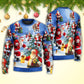 Christmas Santa Is Coming Story Night – Sweater - Ugly Christmas Sweater