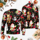 Christmas Joyful Santa Snowman Merry Xmas – Sweater - Ugly Christmas Sweater