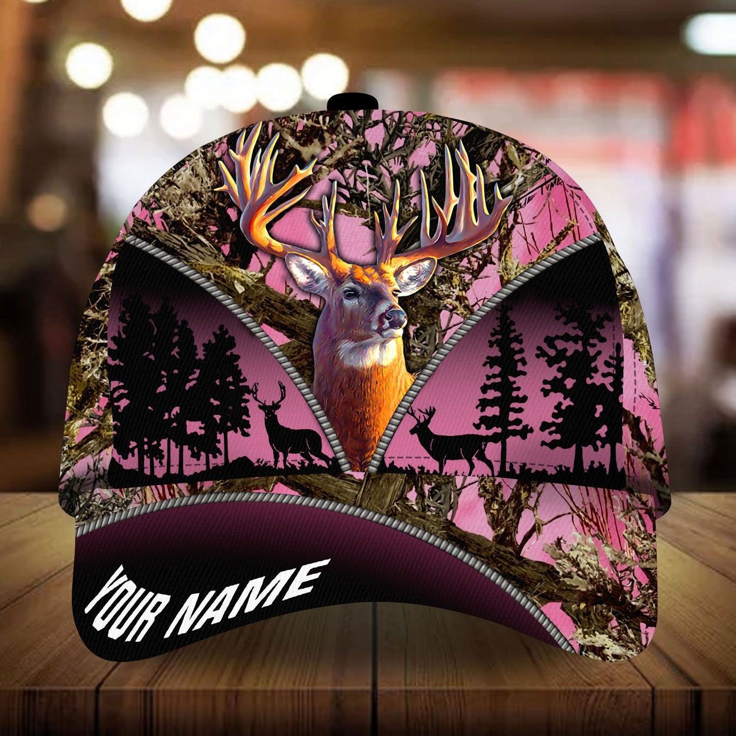 Premium Cool Deer Hunting Art V2 Personalized – Classic Cap
