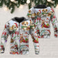 Snowman Winter Friends Holiday Art – 3D Hoodie