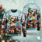 Horse Loves Christmas Happy Style – Sweater - Ugly Christmas Sweater