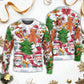 Christmas Santa Cutie Snowman Gingerbread – Sweater - Ugly Christmas Sweater