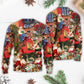 Christmas Santa Daily Life Art Style – Sweater - Ugly Christmas Sweater
