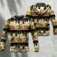 Wine Tasting Border Stripe Style - Hoodie