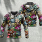Dice Flower Hippie Art Style - 3D Hoodie