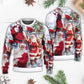 Christmas Santa Is Coming To Town – Sweater - Ugly Christmas Sweater