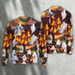 Halloween Boo Pumpkin Fantasy Art – Sweater - Ugly Christmas Sweater