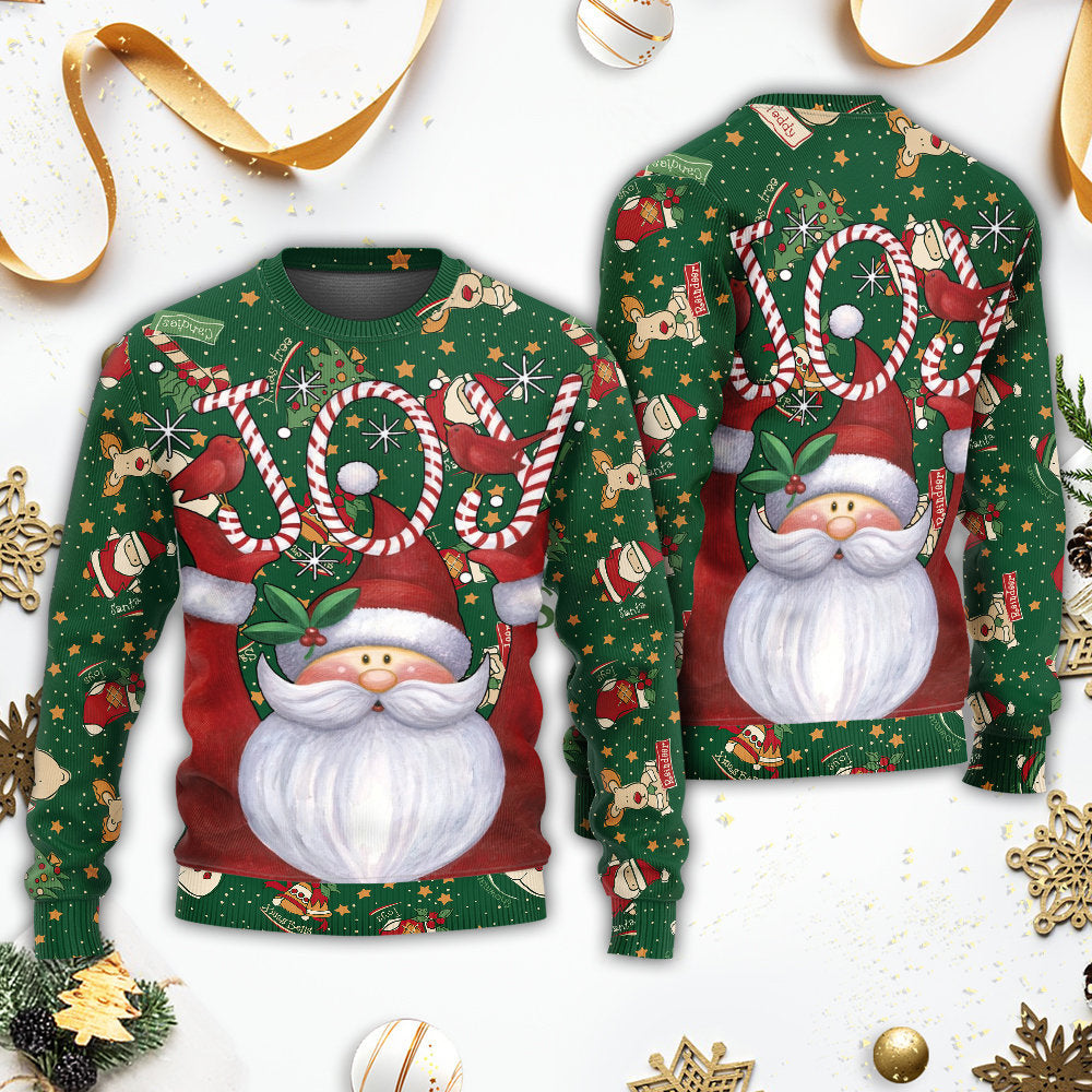 Christmas Santa Lover Joyful Style – Sweater - Ugly Christmas Sweater