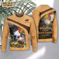 Old Rooster And Cute Chick Farm Art – Sweater - Ugly Christmas Sweater