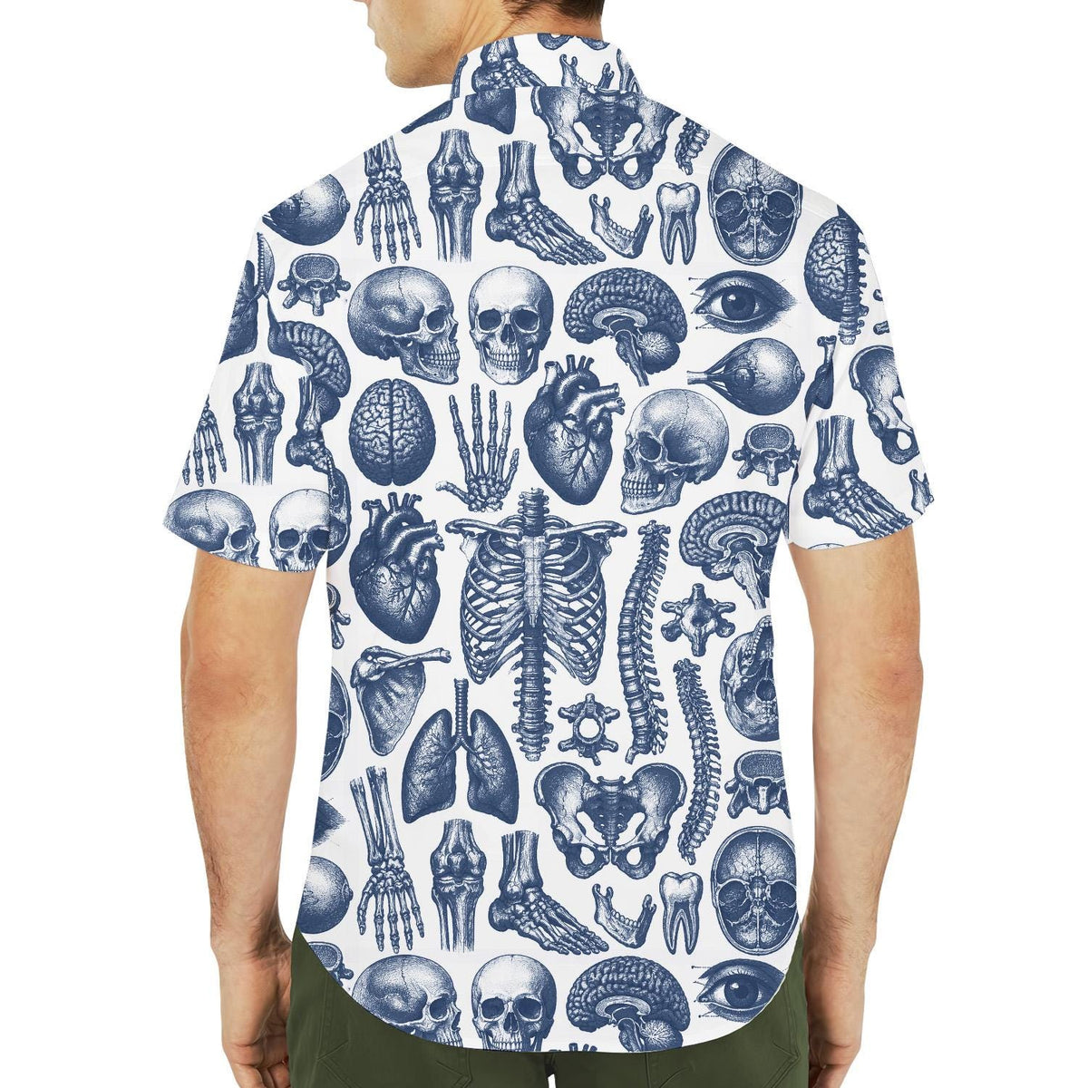Human Anatomy Medical Skeleton Science 1 – Hawaiian Shirt