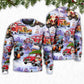 Santa Hot Rod Christmas Tree Style – Sweater - Ugly Christmas Sweater