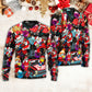 Christmas Guitar Music Santa Style – Sweater - Ugly Christmas Sweater