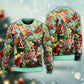 Christmas Love Santa World Map – Sweater - Ugly Christmas Sweater