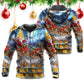 Christmas Snowman Family Love Light Art – 3D Hoodie