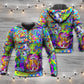 Hippie Mushroom Stay Trippy Style - 3D Hoodie