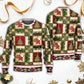 Christmas Santa And Fir Tree Style – Sweater - Ugly Christmas Sweater
