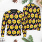 Christmas Smile Happy Face Santa Hat – Sweater - Ugly Christmas Sweater
