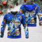 Christmas Snowman Chill With Friends - 3D Hoodie