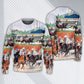 Horse Racing Wild Power Style – Sweater - Ugly Christmas Sweater