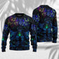Colorful Owl And Witch Fantasy Art – Sweater - Ugly Christmas Sweater