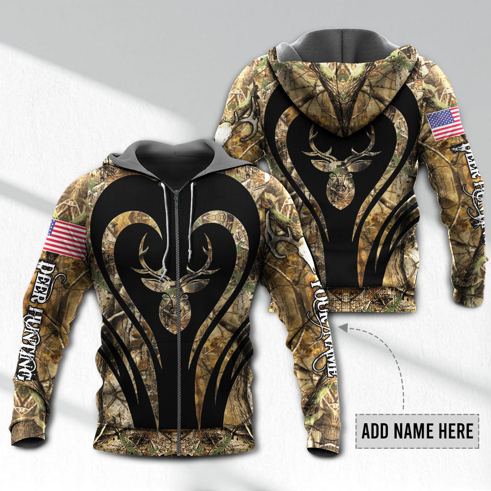 Deer Hunting Lover Personalized Style - Hoodie